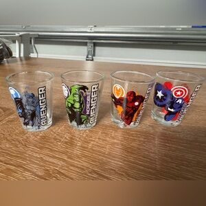 Marvel Avengers Character Shot Glass Collection